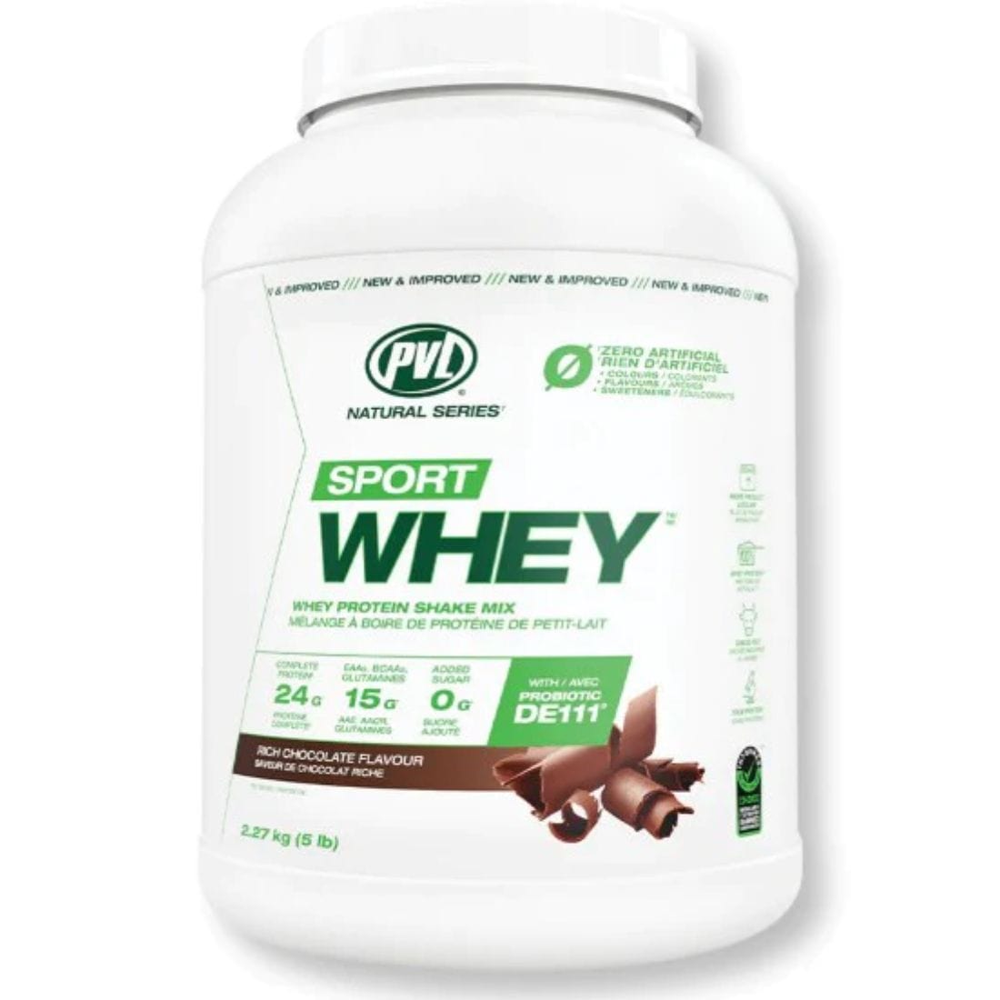 PVL 100% All Natural Sport Whey, Grass Fed