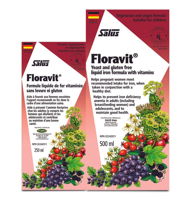 Salus Floravit Liquid Iron Formula with Vitamins-Yeast Free, Gluten Free & Vegan