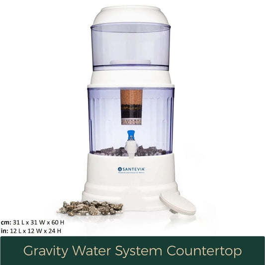 Santevia Gravity Water System - Countertop Model, 15L