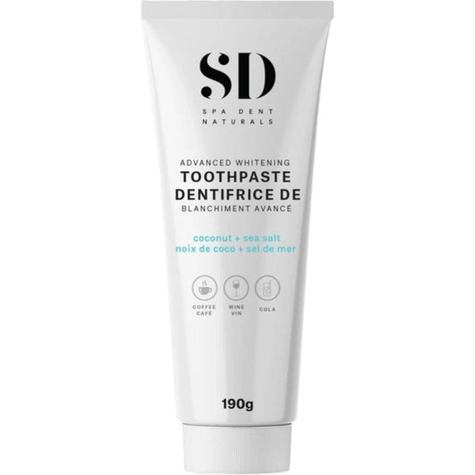 SD Naturals Advanced Whitening Toothpaste, 190 g