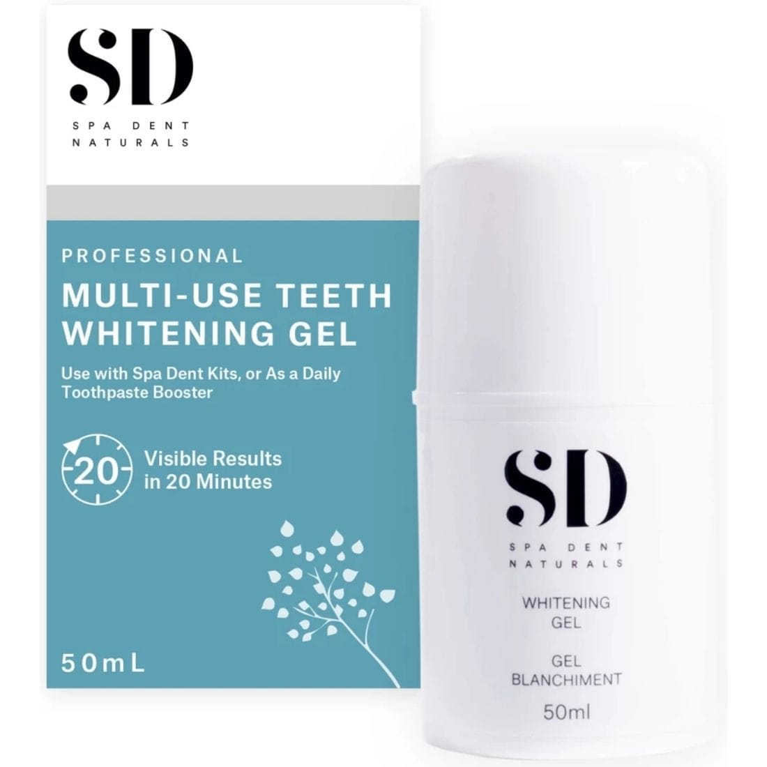 SD Naturals Multi Use Teeth Whitening Gel, 50 ml