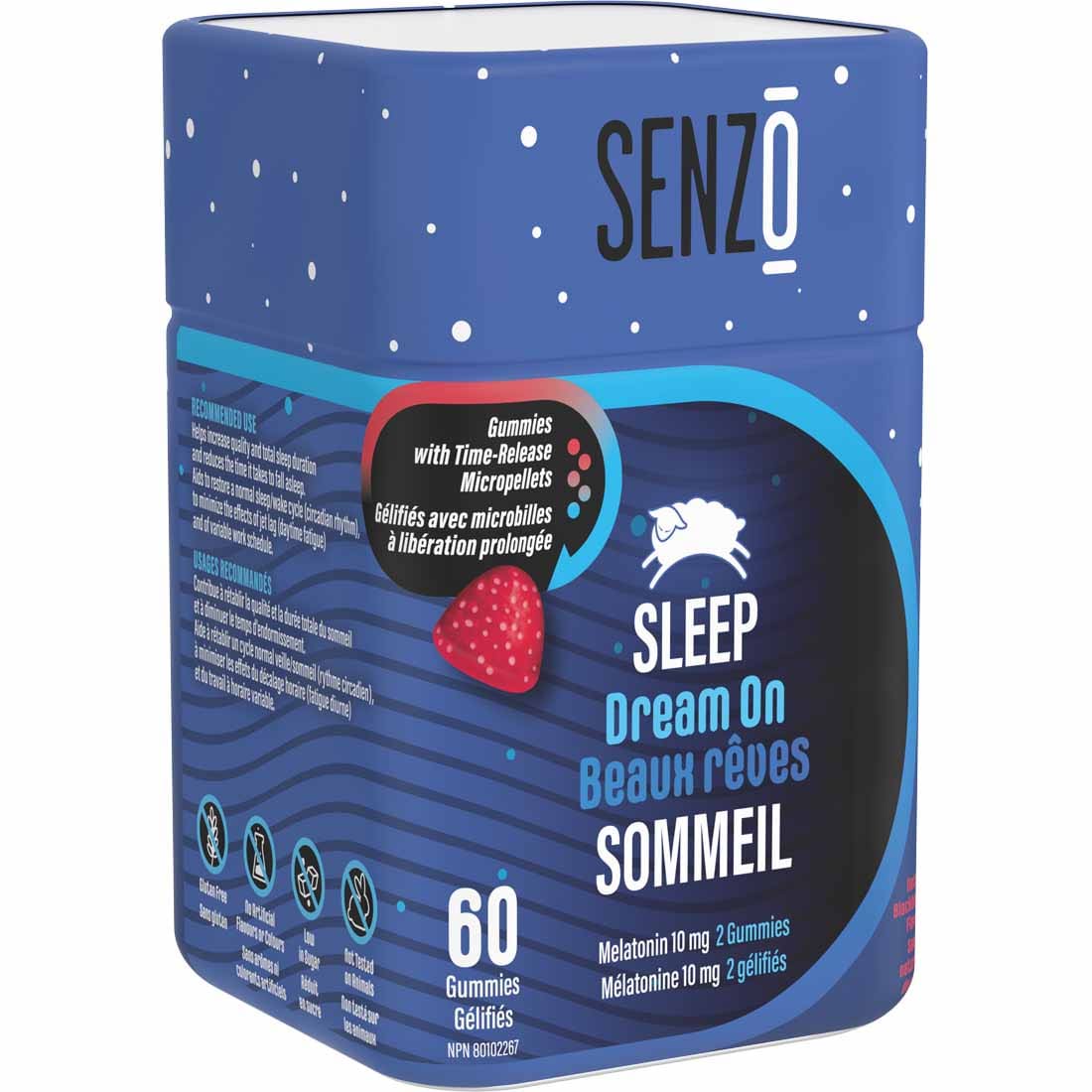 Senzo Dream On - Sleep Gummies, 60 Gummies