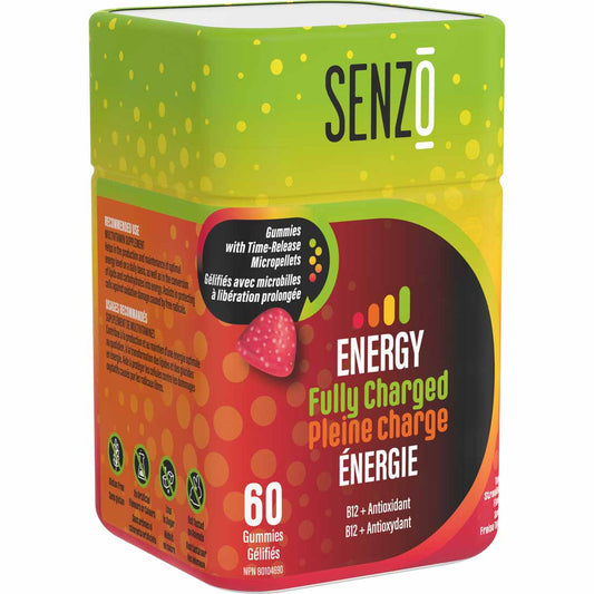 Senzo Fully Charged - Energy Gummies, 60 Gummies