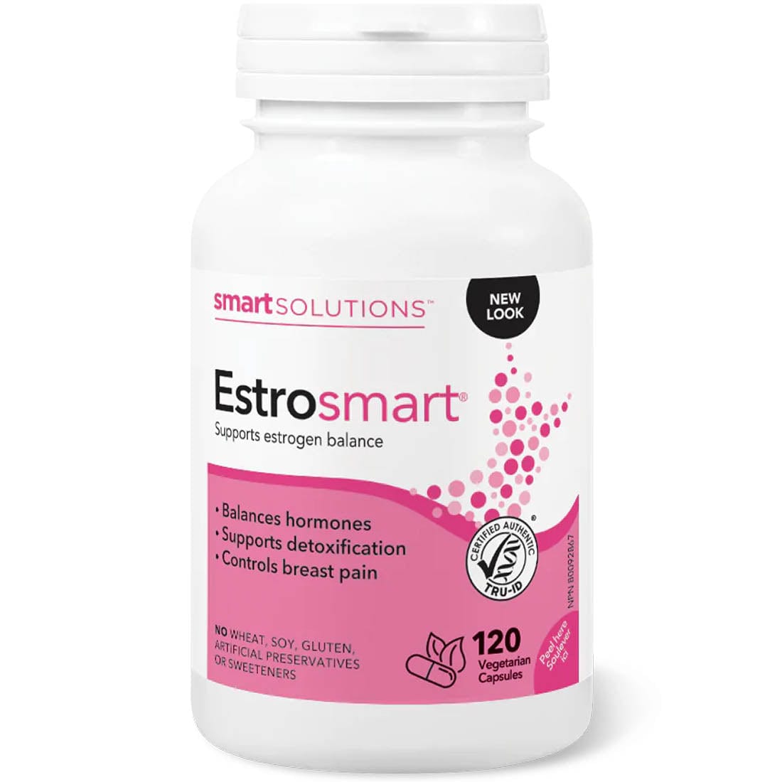 Smart Solutions Estrosmart, Estrogen balance, detoxification, controls breast pain (Formerly Lorna Vanderhaeghe Estrosmart)