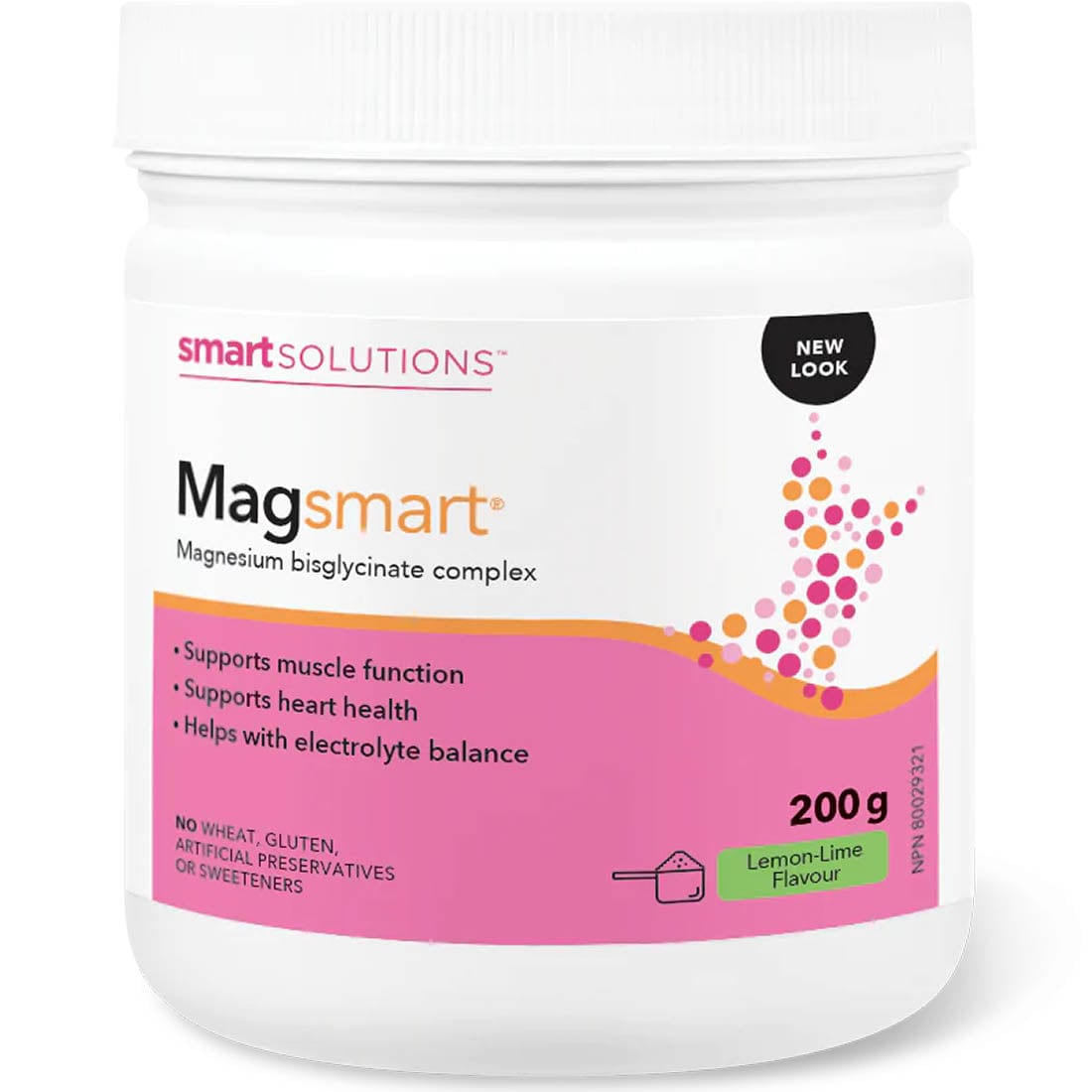 Smart Solutions Magsmart Powder, Magnesium Bisglycinate Powder (Formerly Lorna Vanderhaeghe Magsmart)