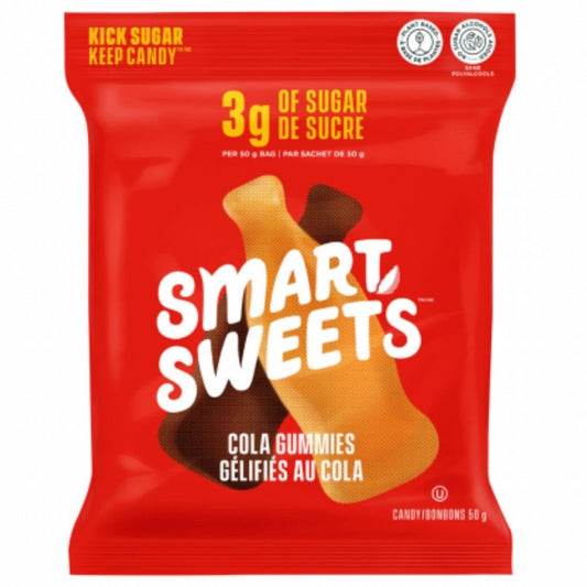 Smart Sweets Cola Gummies, Low Sugar Naturally Sweetened