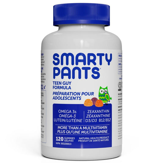 SmartyPants Vitamins Teen Guy Formula Gummy Multivitamins, 120 Gummies