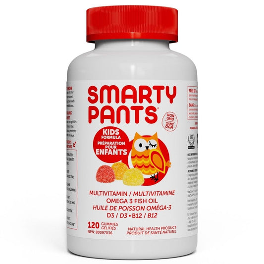 SmartyPants Kids Formula Gummy Multivitamins with Omega-3 Fish Oil, Vitamins D3 and B12