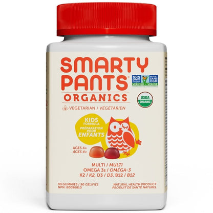 SmartyPants Organic Kids Formula Multivitamin Gummies