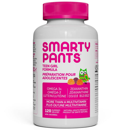 SmartyPants Teen Girl Formula Gummy Multivitamins, 120 Gummies