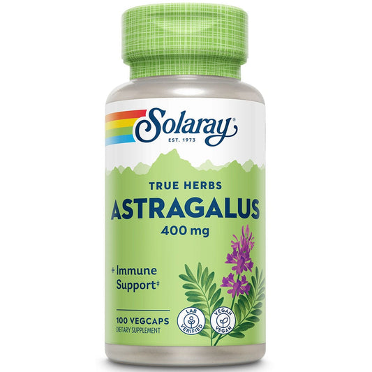 Solaray Astragalus 400mg, 100 Vegetable Capsules