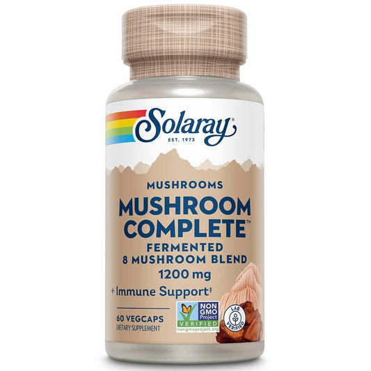 Solaray Fermented Mushroom Complete, 60 Vegetable Capsules