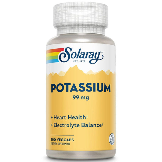 Solaray Potassium 99mg, 100 VegCaps