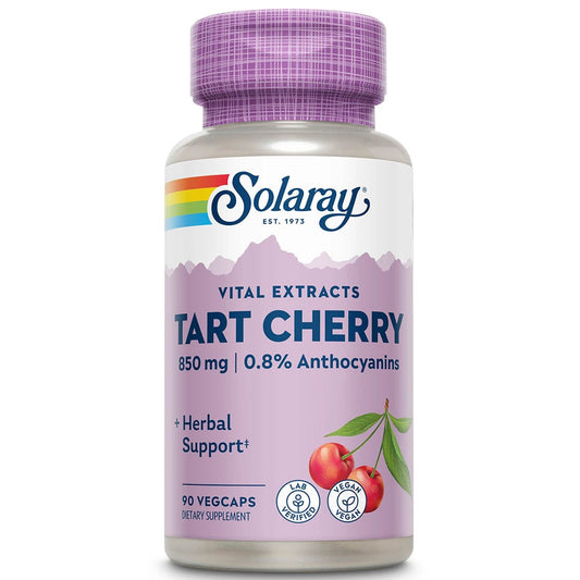 Solaray Tart Cherry Fruit Extract, 90VegCaps