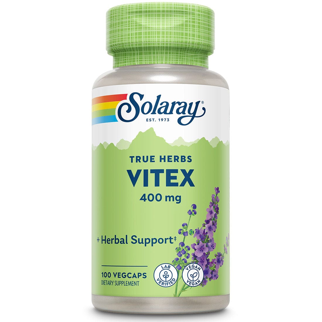 Solaray Vitex 400mg, 100 Vegetable Capsules