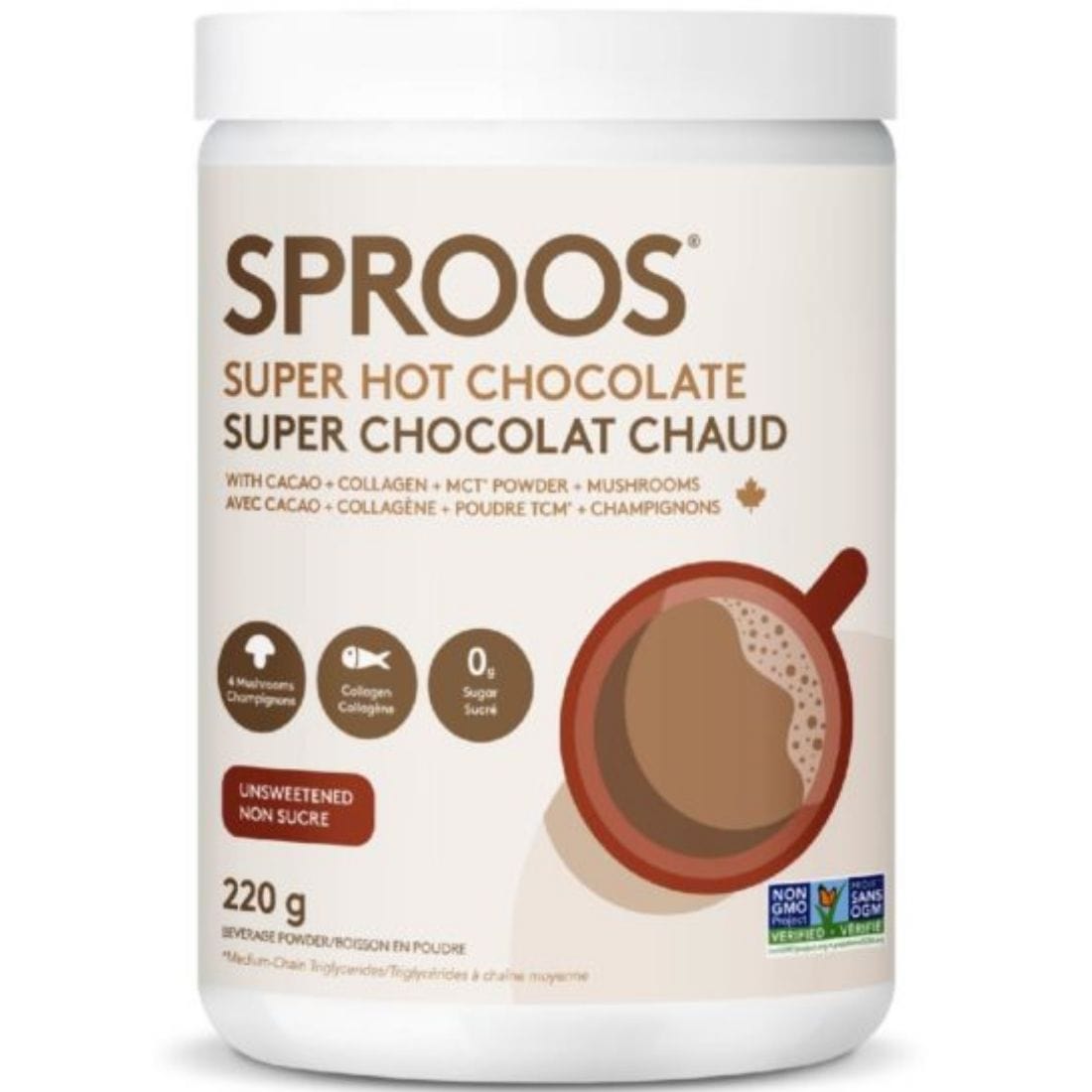 Sproos Super Hot Chocolate, 220 g