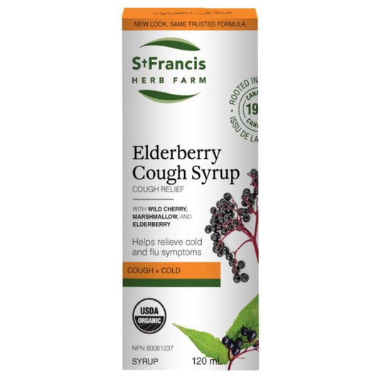 St. Francis Elderberry Cough Syrup (For Adults), 120ml