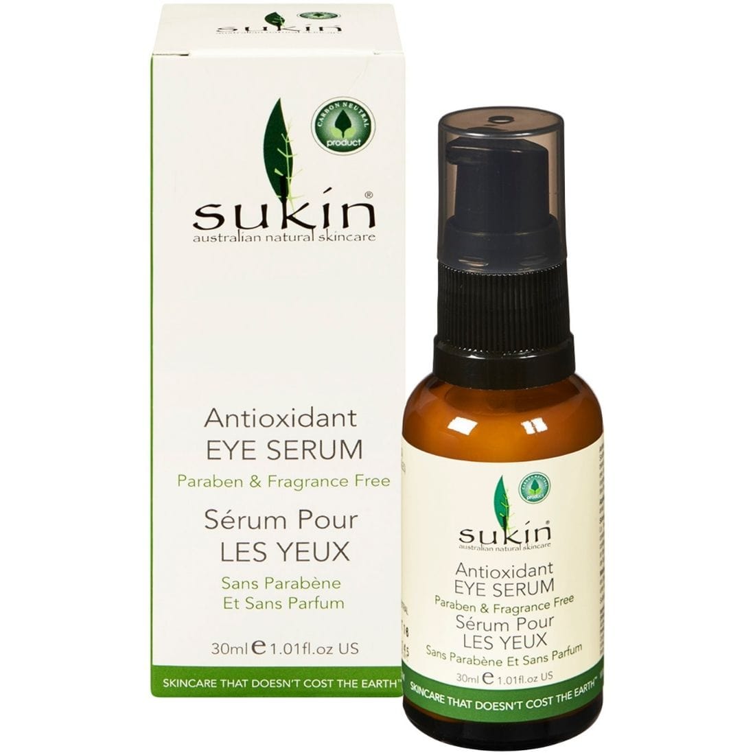 Sukin Antioxidant Eye Serum | Signature 30ml, Clearance 40% Off, Final Sale