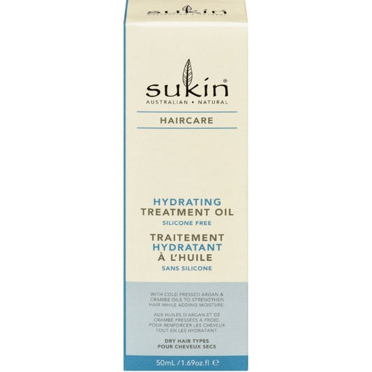 Sukin Hair Hydrating Treatment Oil, 50 ml, Clearance 40% Off, Final Sale