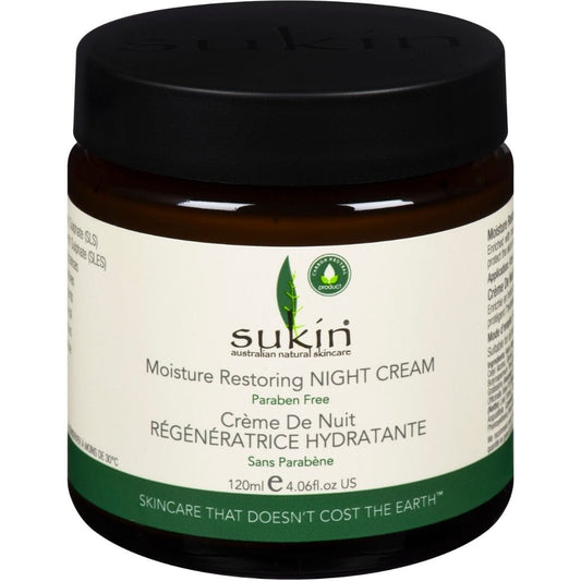 Sukin Moisture Restoring Night Cream | Signature, 120 ml