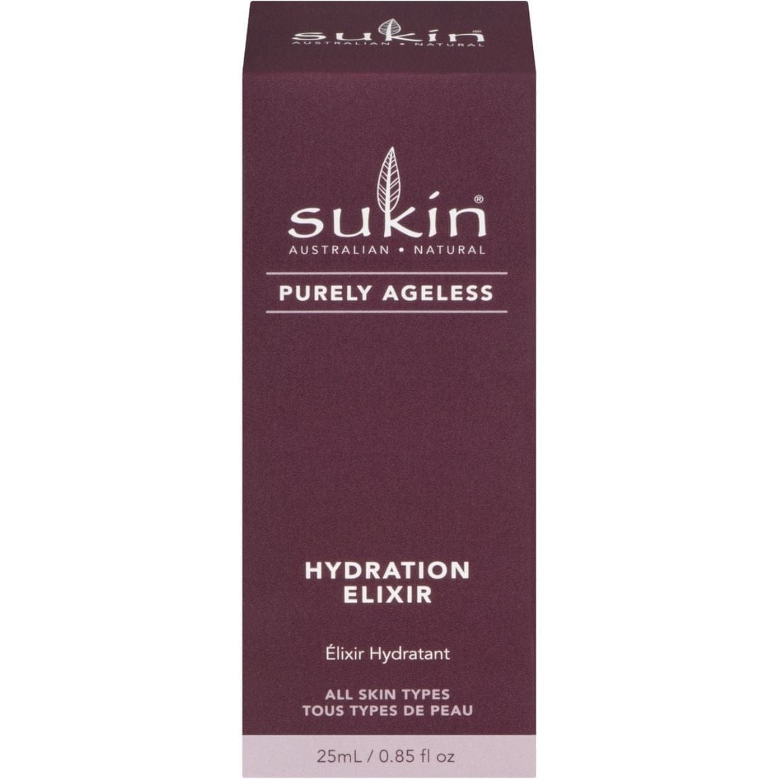 Sukin Purely Ageless Hydration Elixir, 25 ml, Clearance 40% Off, Final Sale