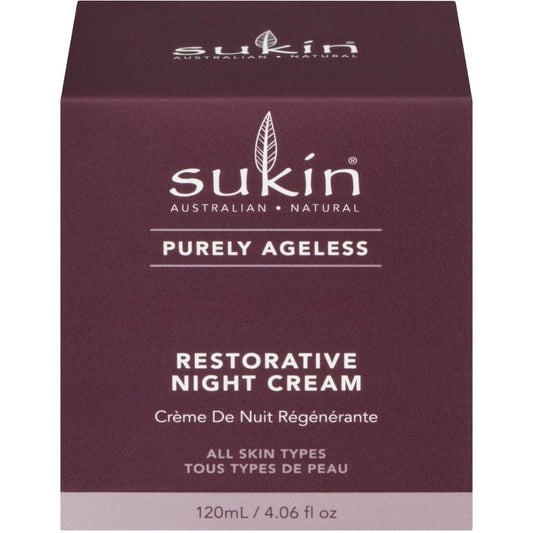 Sukin Purely Ageless Restorative Night Cream, 120 ml, Clearance 40% Off, Final Sale