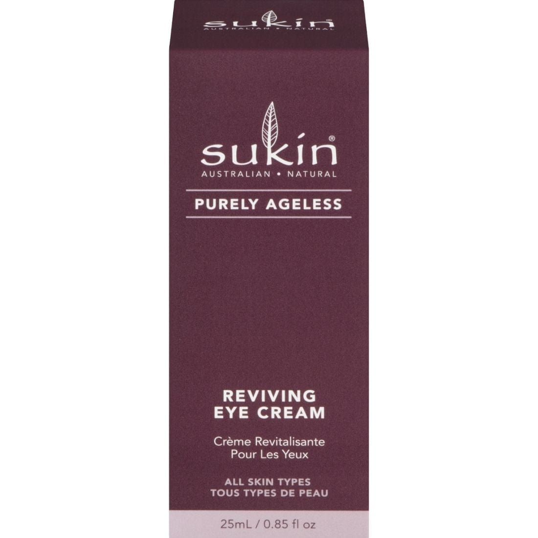Sukin Purely Ageless Reviving Eye Cream, 25 ml