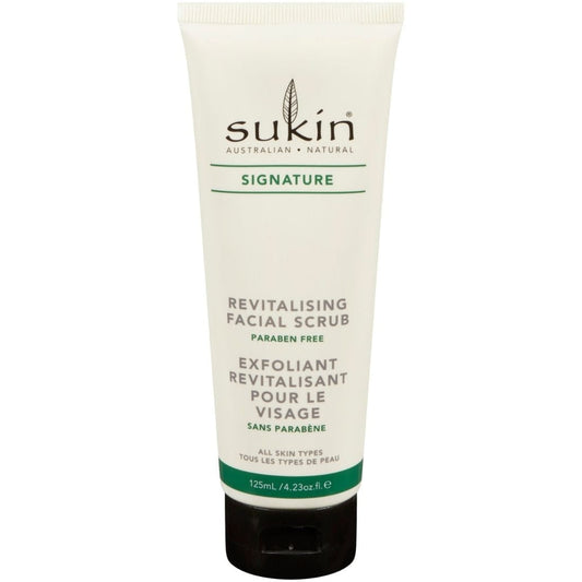 Sukin Revitalising Facial Scrub | Signature, 125 ml, Clearance 40% Off, Final Sale