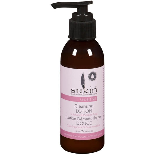 Sukin Sensitive Cleansing Lotion, 125 ml , Clearance 40% Off, Final Sale