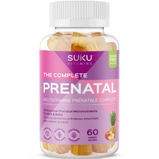SUKU Vitamins The Complete Prenatal, 60 Gummies