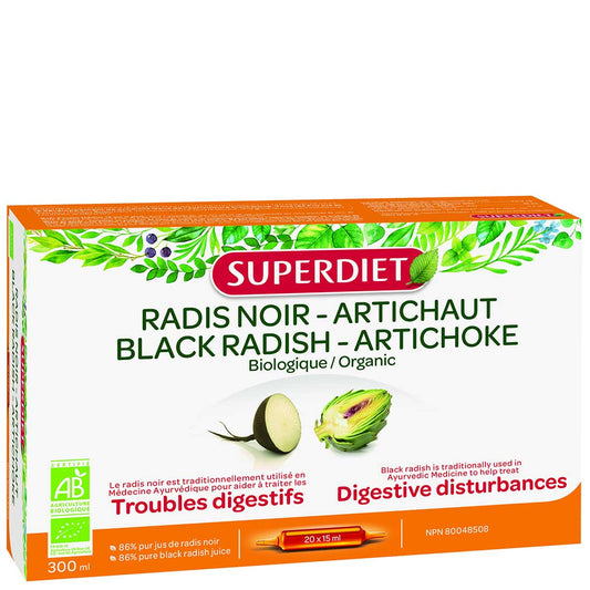 Superdiet Black Radish + Artichoke, 15ml-20 Servings