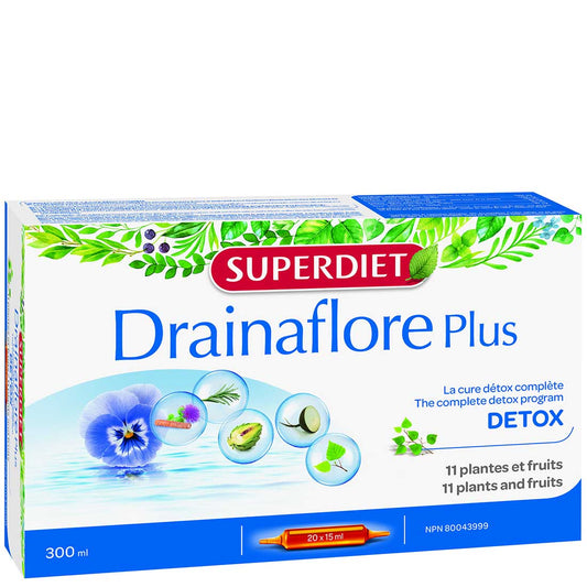 Superdiet Drainaflore plus Detox, 15 ml