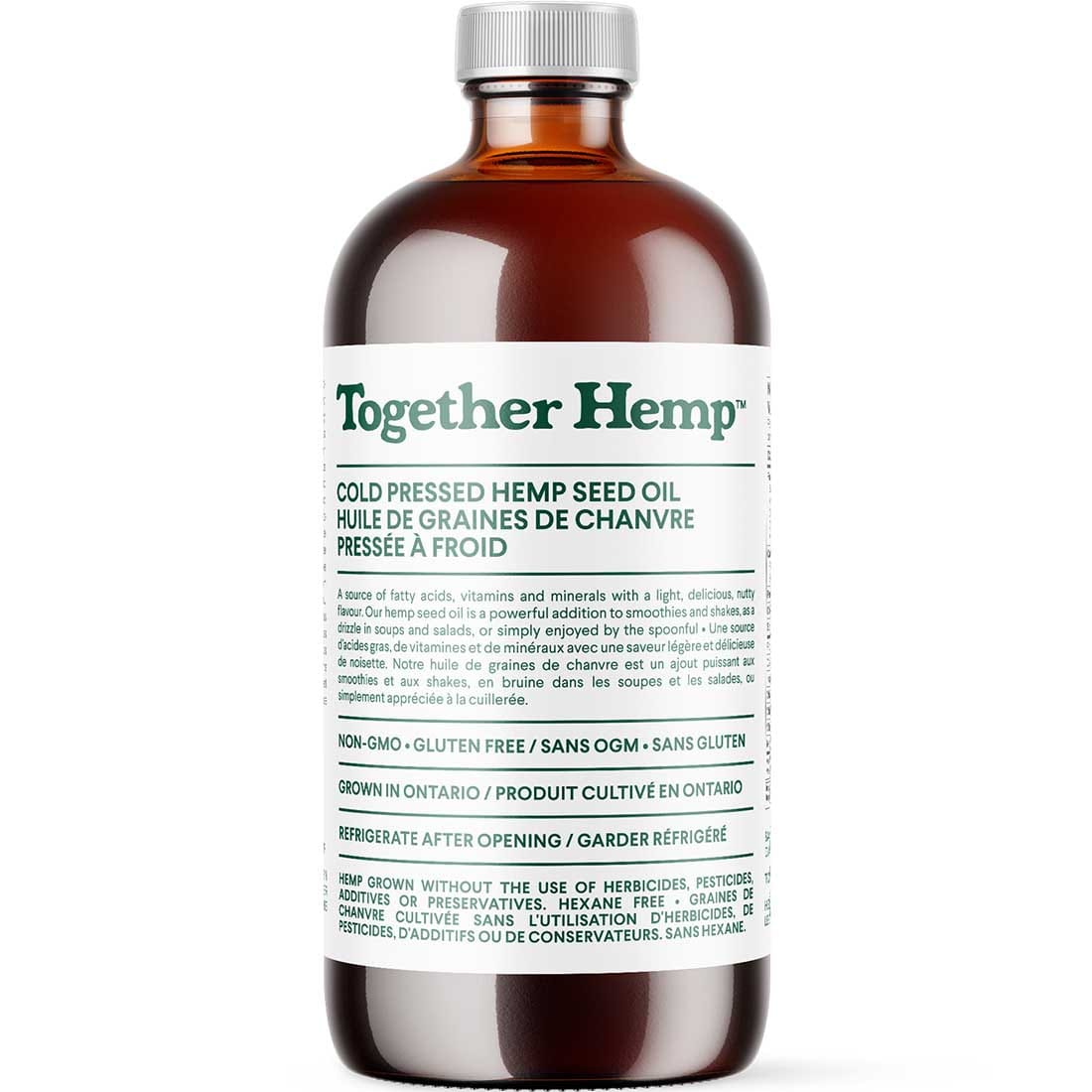Together Hemp, Hemp Oil, 500ml