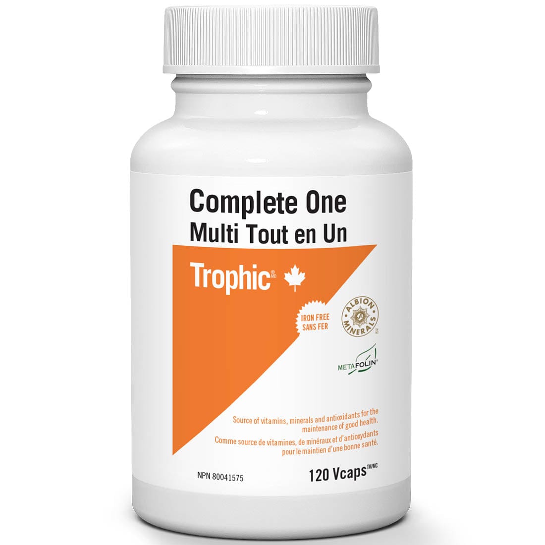 Trophic Complete One Multivitamin (Iron Free)