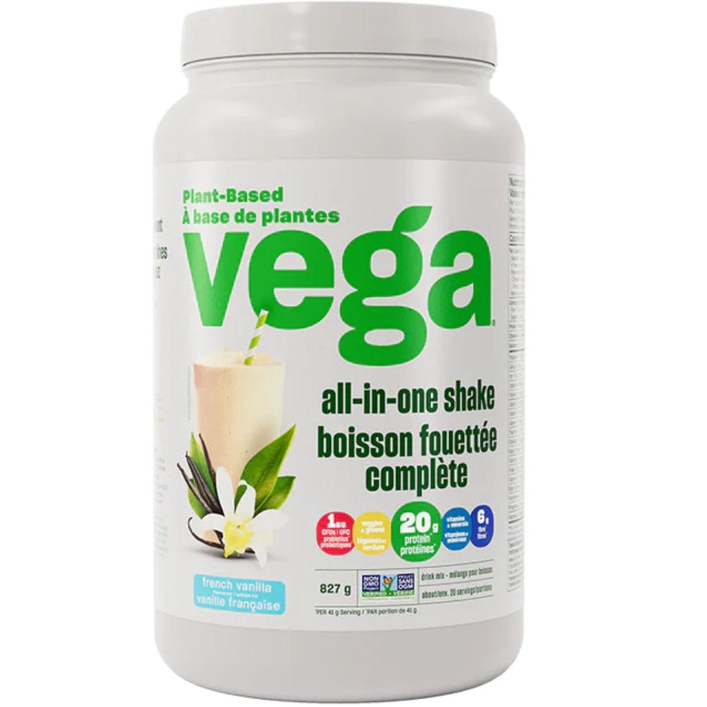 Vega All in One Shake, Vegan Protein, Greens, Fiber, Probiotics and Vitamins