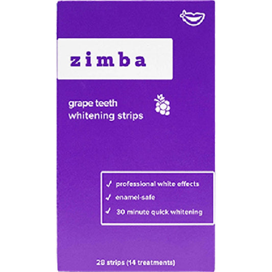 Zimba Whitening Strips (14 treatments), Grape Flavour